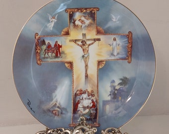 Vintage Royal Doulton for Franklin Mint The Life of Christ 8" Picture Plate Limited Edition Rare