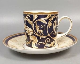Vintage Wedgwood Cornucopia Accent Coffee Cup and Saucer