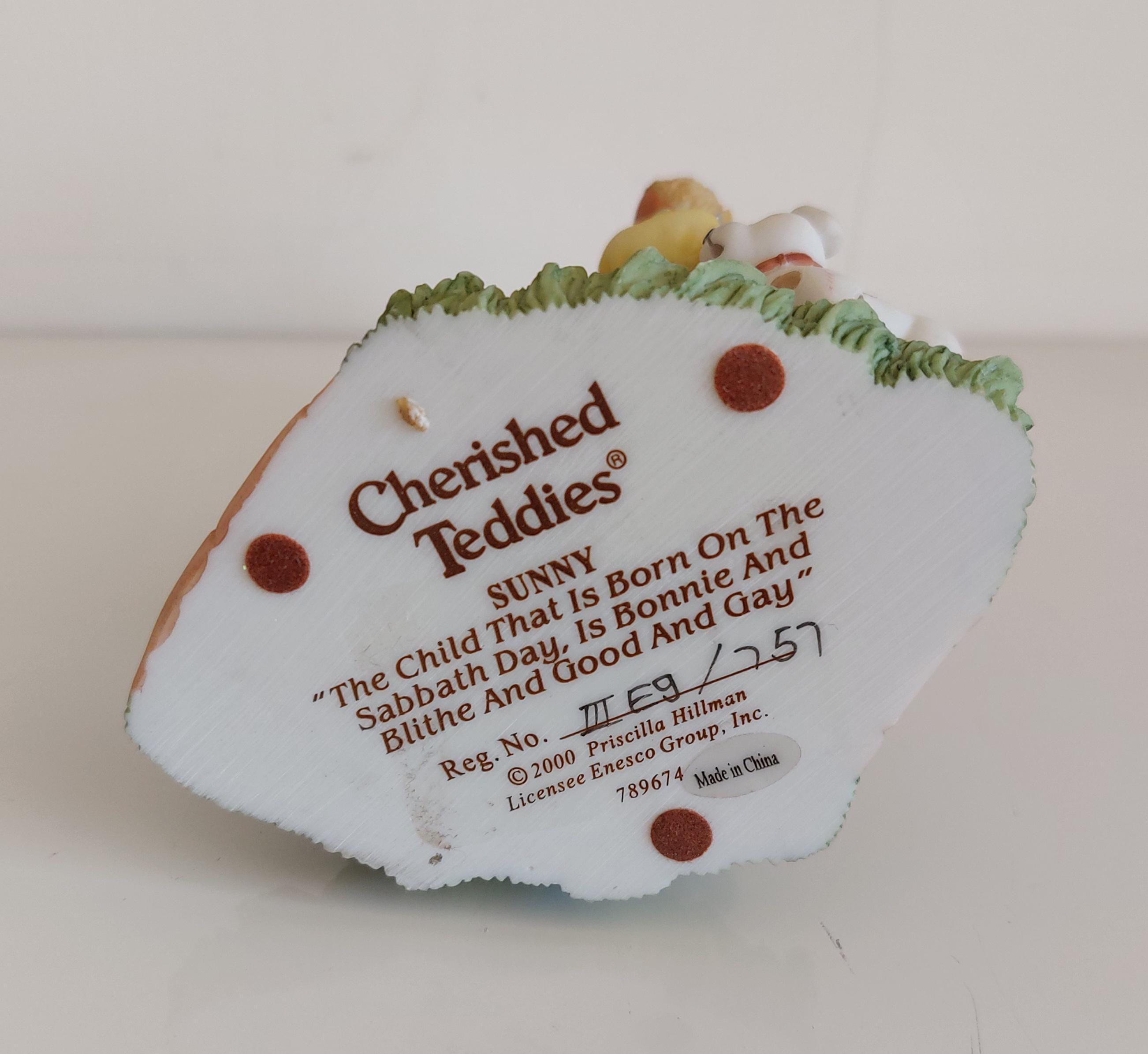 Vintage Cherished Teddies by Enesco Sunny Figure X1 - Etsy