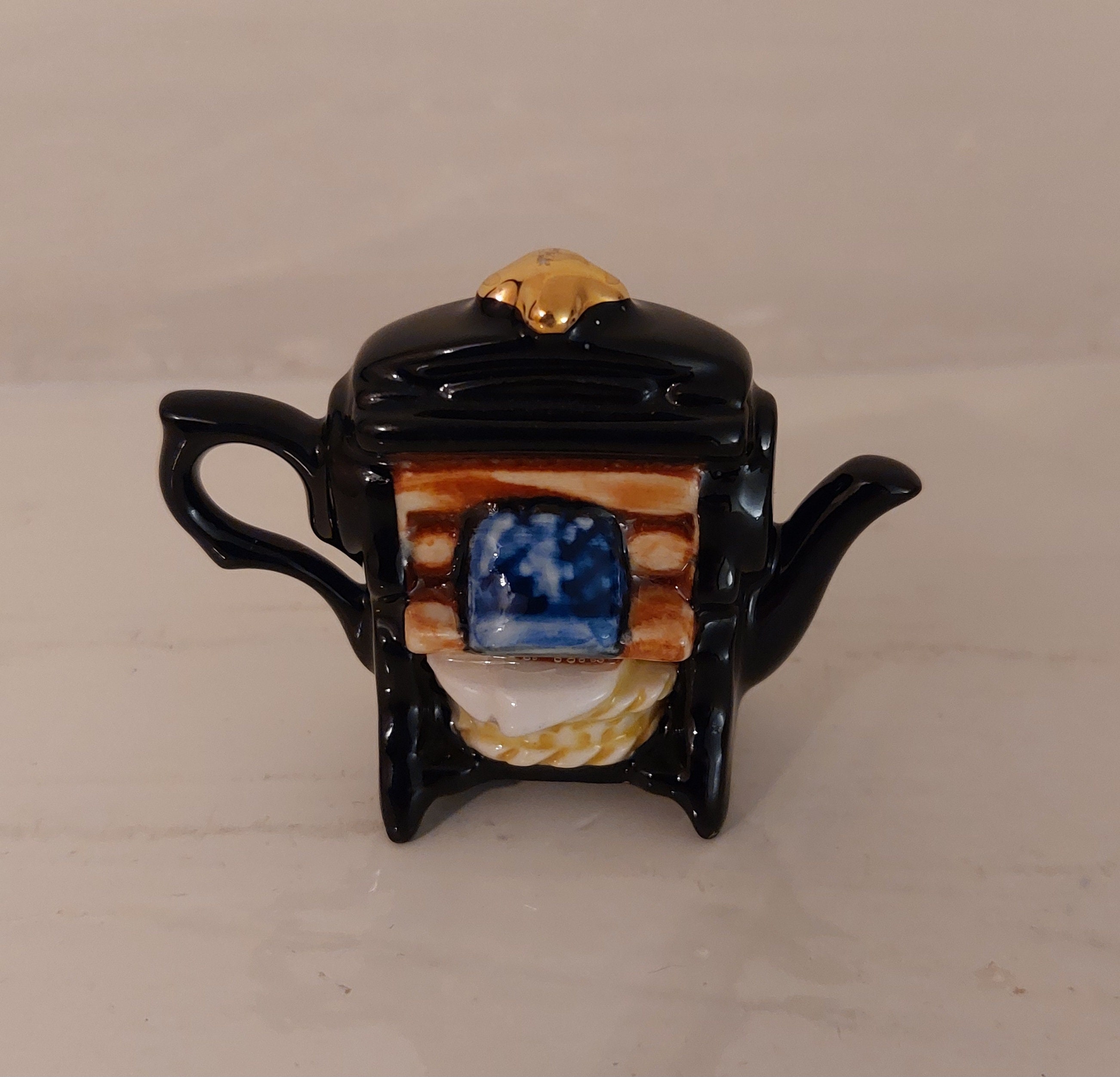 Vintage Paul Cardew Miniature Tiny Teapots Collection of 3 Pieces