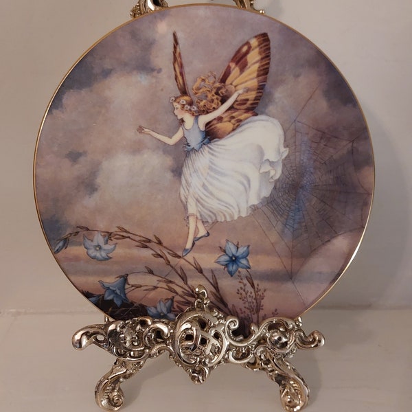 Vintage Royal Worcester The Enchanted Fairy Glade Collection Fairy Tightrope flower fairies Limited Edition Compton and Woodhouse 8"