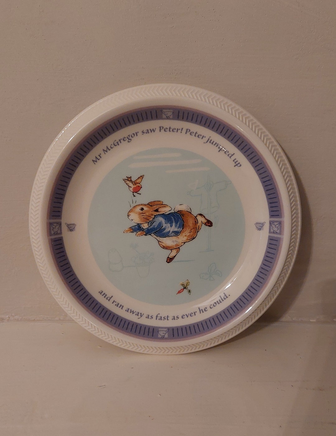 Vintage Wedgwood Peter Rabbit Beatrix Potter 16cm Plate Etsy