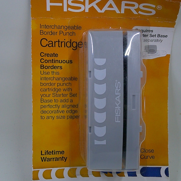 New FISKARS Interchangeable Border Punch Cartridge , Choose One