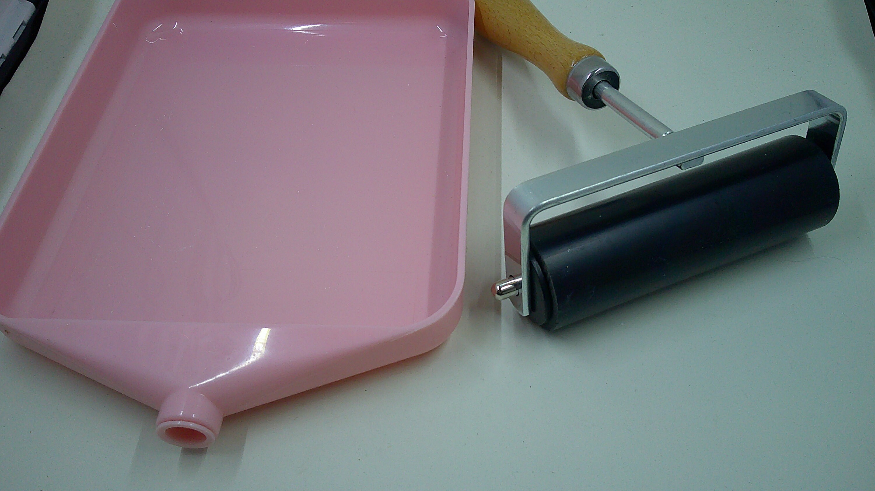 Glitter Funnel Tray With Brayer, Crafts Accessory, Funnel Tray