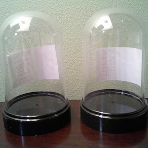 Lot of Clear Plastic Cloche Dome, Plastic Cloche, DIY Craft Supply Pick ...