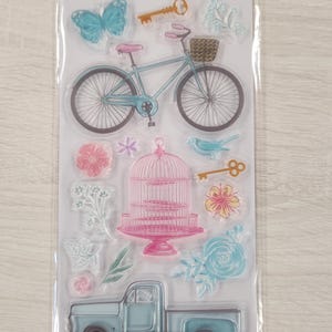 Clear Stamp Sheet , Pick One transparent stamp set, Card Making silicone stamps