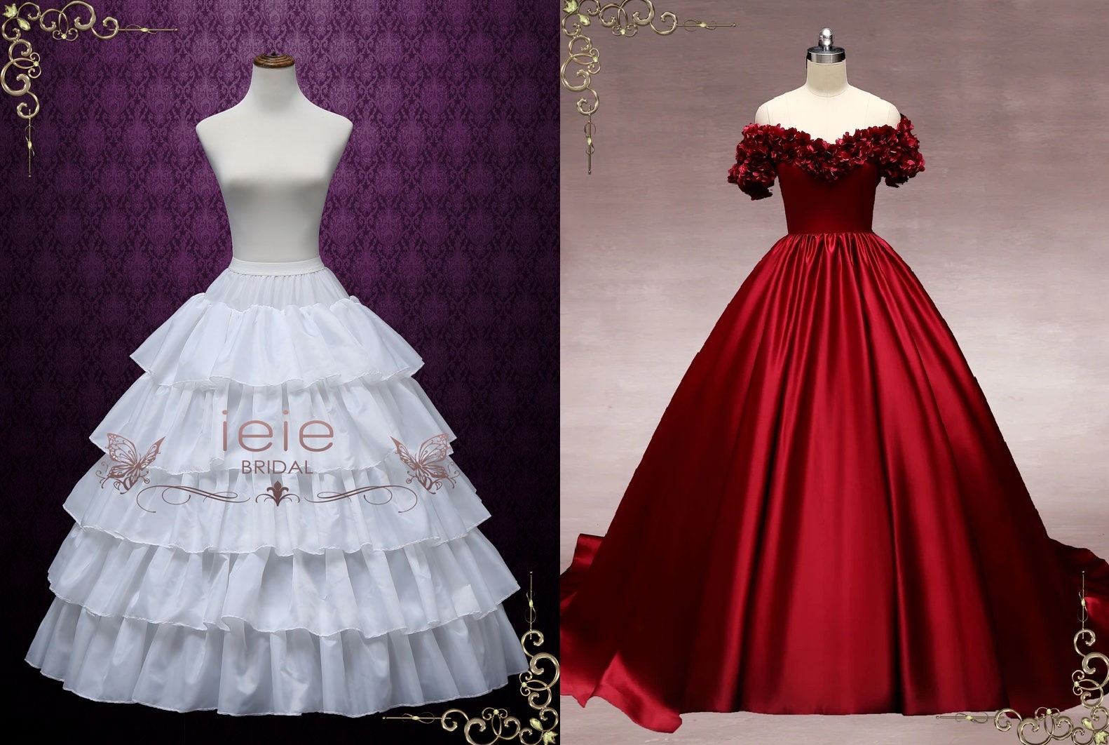 Tiered Ball Gown 