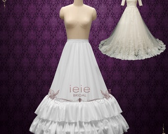 A-Line Wedding Dress Petticoat: Slim Evening Gown Slip A-Line Wedding Dress Petticoat: Slim Evening Gown Slip