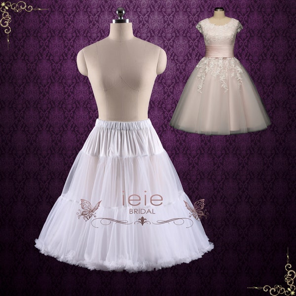 2PCS Top Seller Pink 1950s Dress & White Petticoat