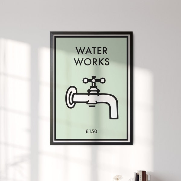 Monopoly Bathroom Etsy
