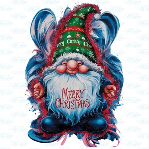 Whimsical Winter Gnome PNG - Cute Gnome Clipart for Crafts & Merry Christmas Sublimation Art, Transparent Background Images