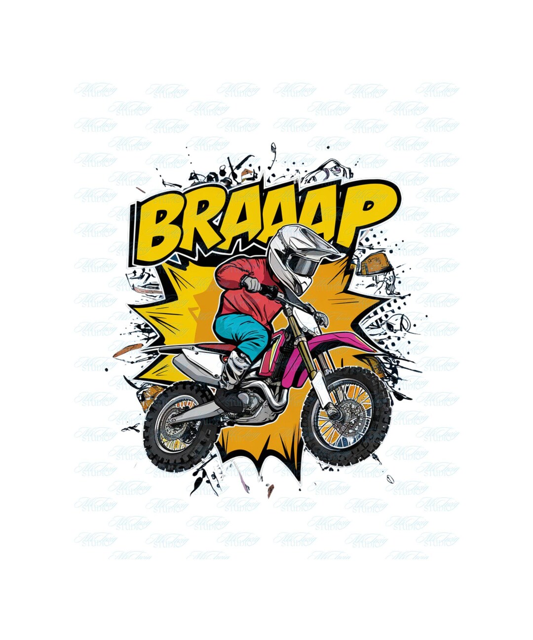 Braap Ride PNG - Motorcycle Dirt Bike Motocross Graphic, Instant ...