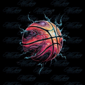 Basketball Ball Png, Basketball Png, Sports Png, Basketball Clipart, Game Day Png, Basketball Fan,  Instant Download Sublimation Graphic