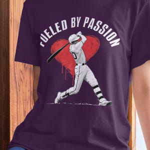 Fuelled By PassionPng, Baseball Game Day PNG File, Baseball Retro Png Sublimation Design, Baseball png design, Game Day PNG