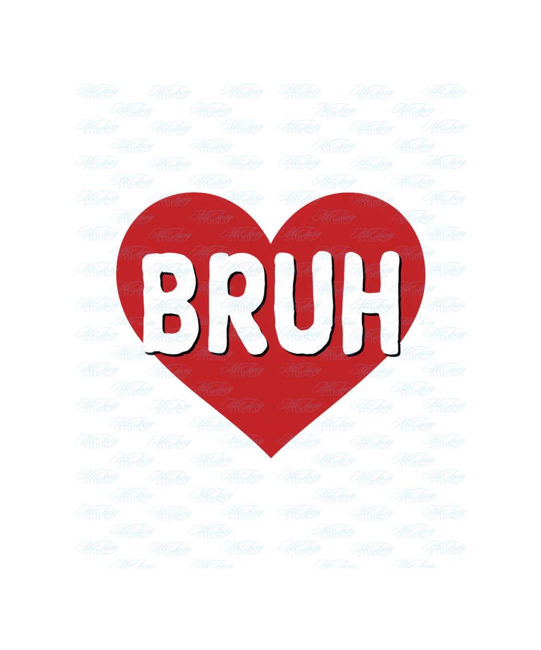 Bruh Red Heart Png, Retro Valentine Shirt Png, Valentine's Day Png With ...