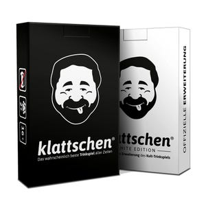 Spar-Set Lena - klattschen® Doppelpack - klattschen & klattschen WHITE EDITION - Die wahrscheinlich besten Trinkspiele aller Zeiten Spielkar