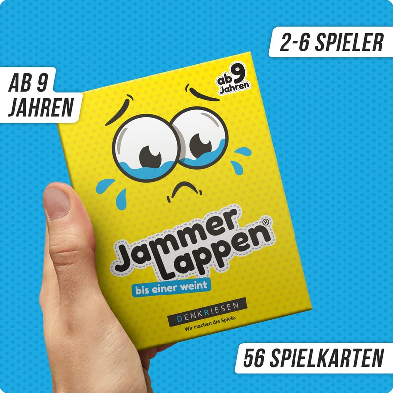 JAMMERLAPPEN® Das dramatisch lustige Kartenspiel bis einer weint Etsy.de