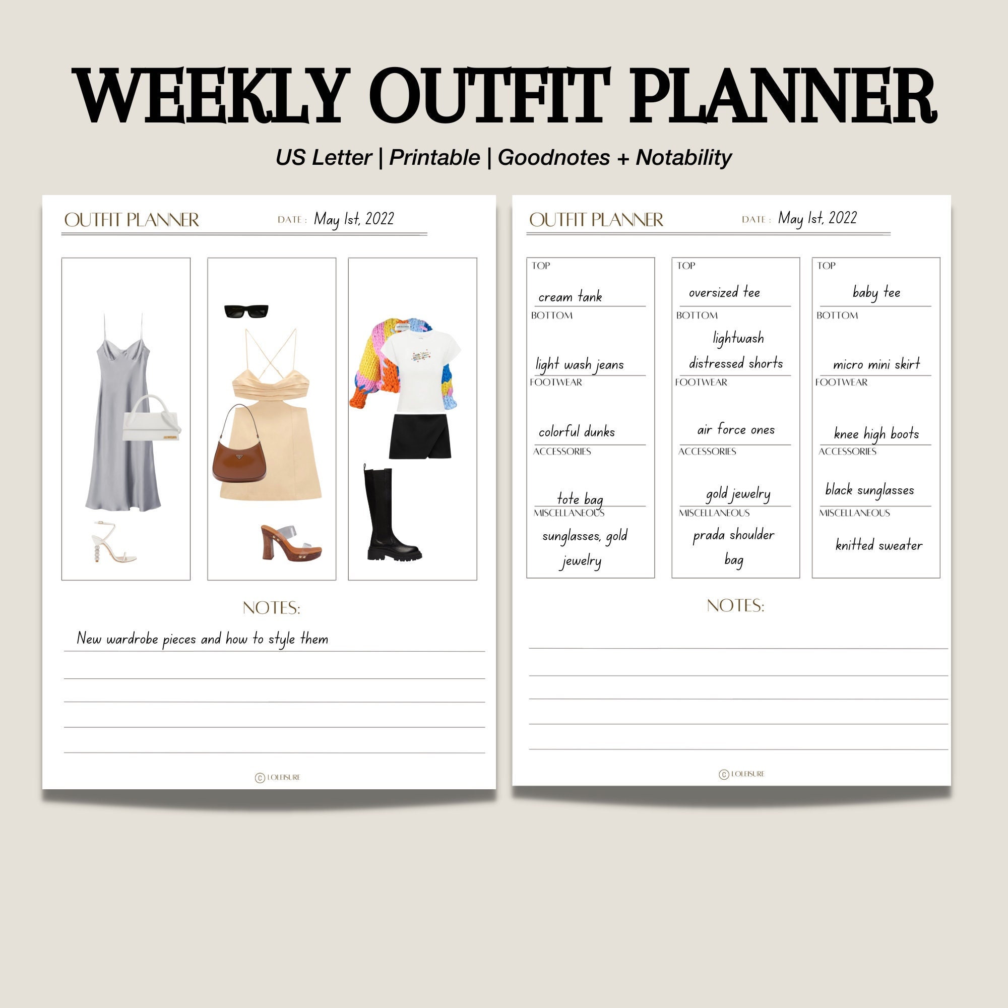 Outfit Templates Outfit Templates