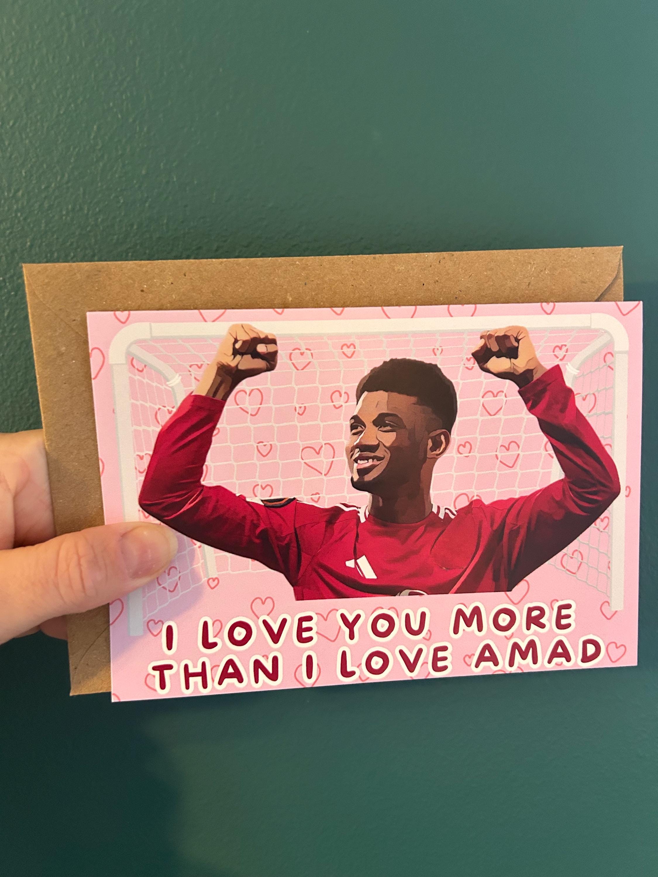 Manchester United Geburtstagskarte – Offizielles Stadion-Motiv, Ca. 22,5 X 12 Cm