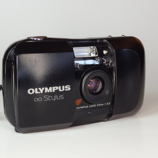 EXCELLENT Olympus Mju 1 Infinity Stylus | Zuiko 35mm f:3.5 | Super sharp | Film Point & Shoot Camera Street, Gift idea, working, film tested