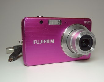 Pink Fujifilm Finepix J20 10MP Digicam Digital Retro CCD Sensor Camera Gift Idea Fully Working