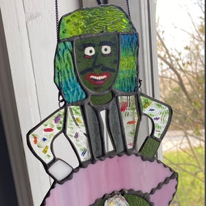 Old Gregg Stained Glass Window catcher