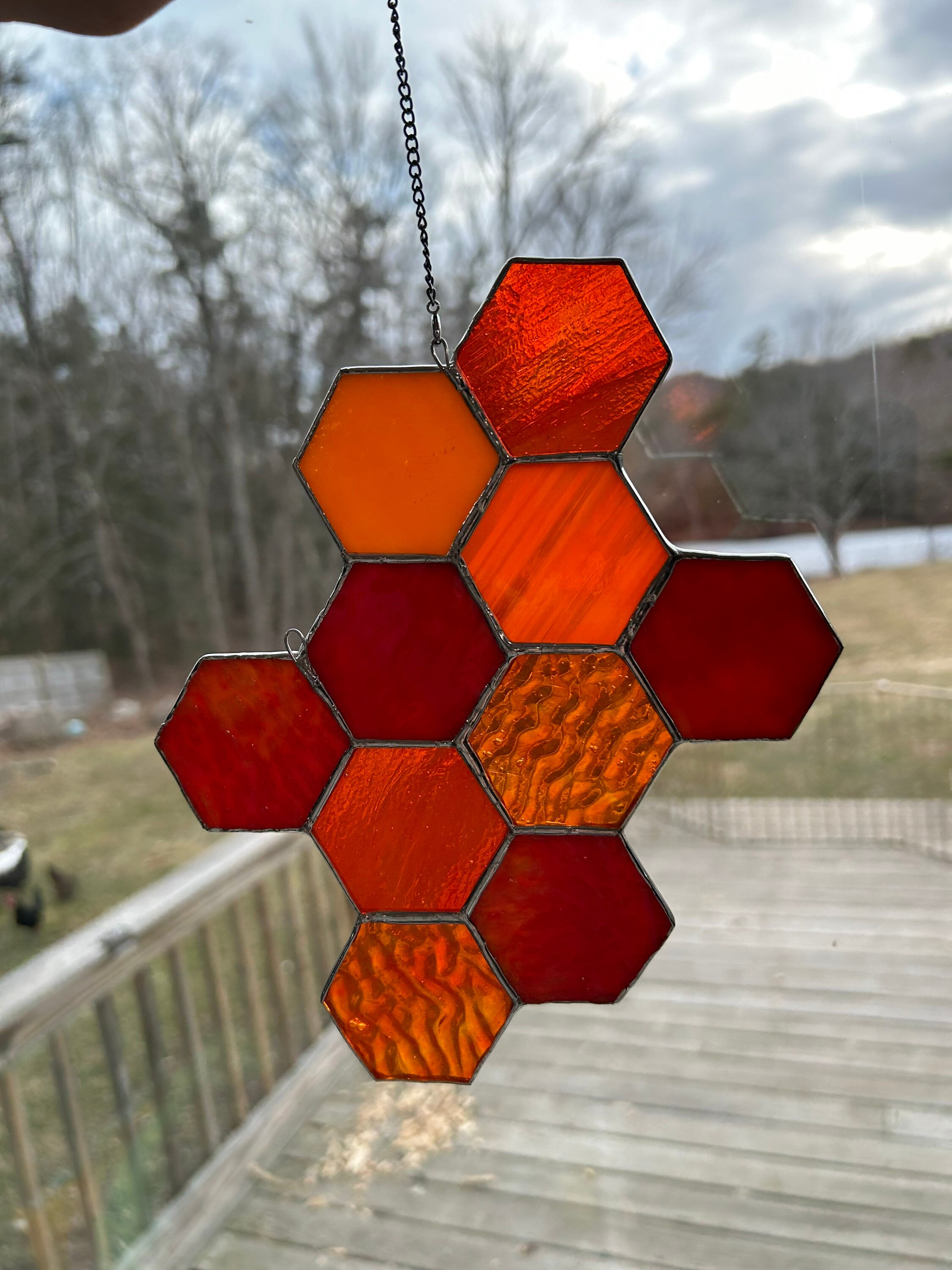 Stained Glass Sun Catcher Etsy