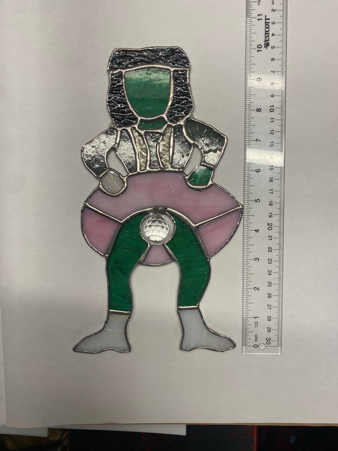 The Subtle Old Gregg Stained Glass Sun Catcher Etsy