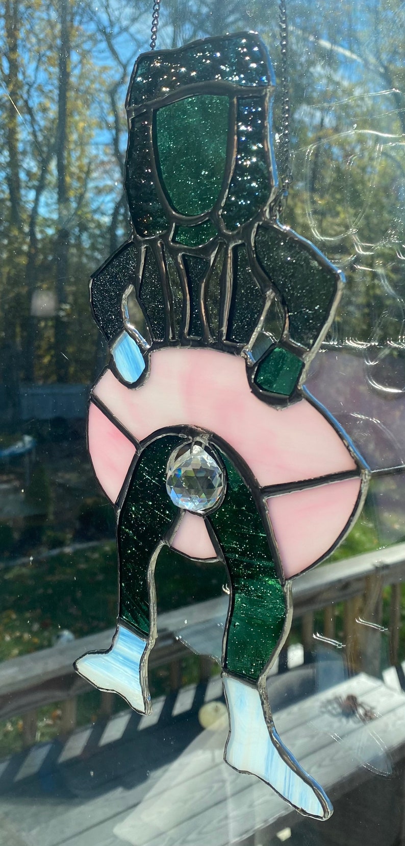The Subtle Old Gregg Stained Glass Sun Catcher Etsy