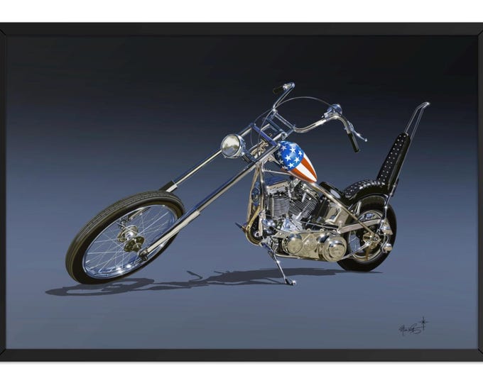 The Ultimate Chopper (captain America Bike) Collectors Knife From Easy ...