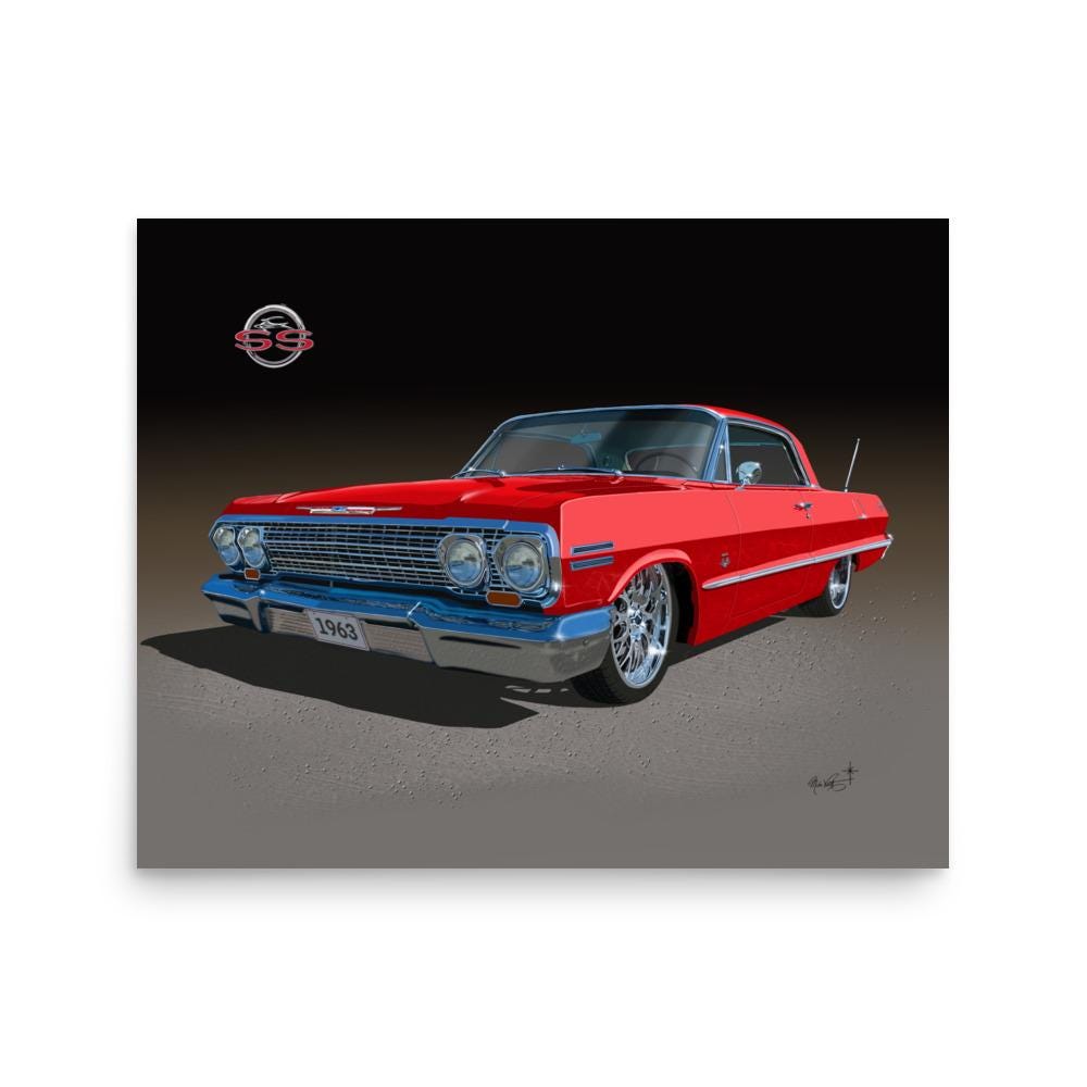 63 Impala (poster Print) - Etsy