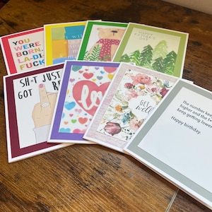 Assorted occasions  (8 cards assorted)