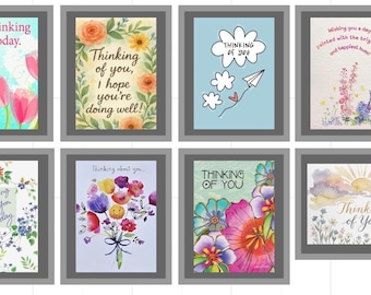 Assorted   “THINKING OF YOU”  Note Cards