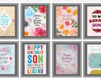 Assorted   “FAMILY LOVE”  Note Cards