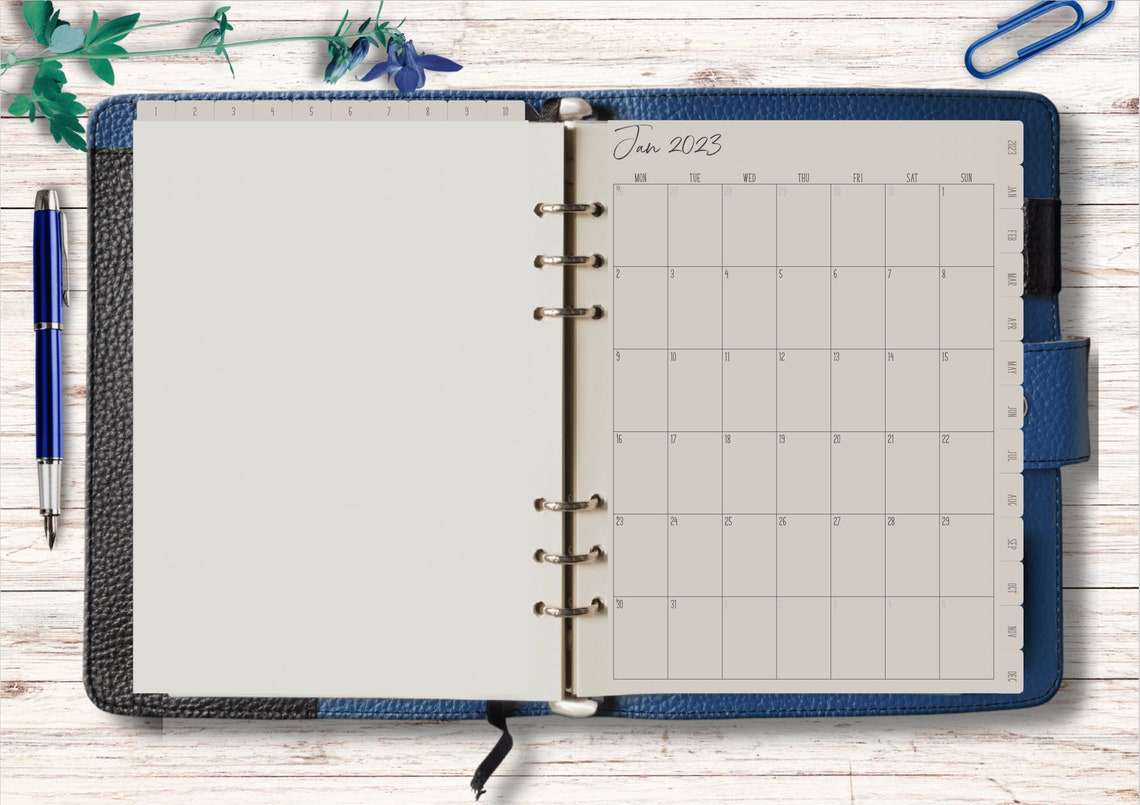 2023 Dated Digital Planner Journal for Goodnotes Zoomnotes Etsy