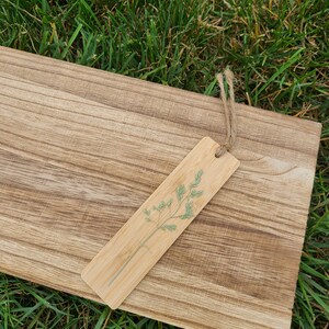dried flower bookmark