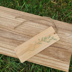 dried flower bookmark