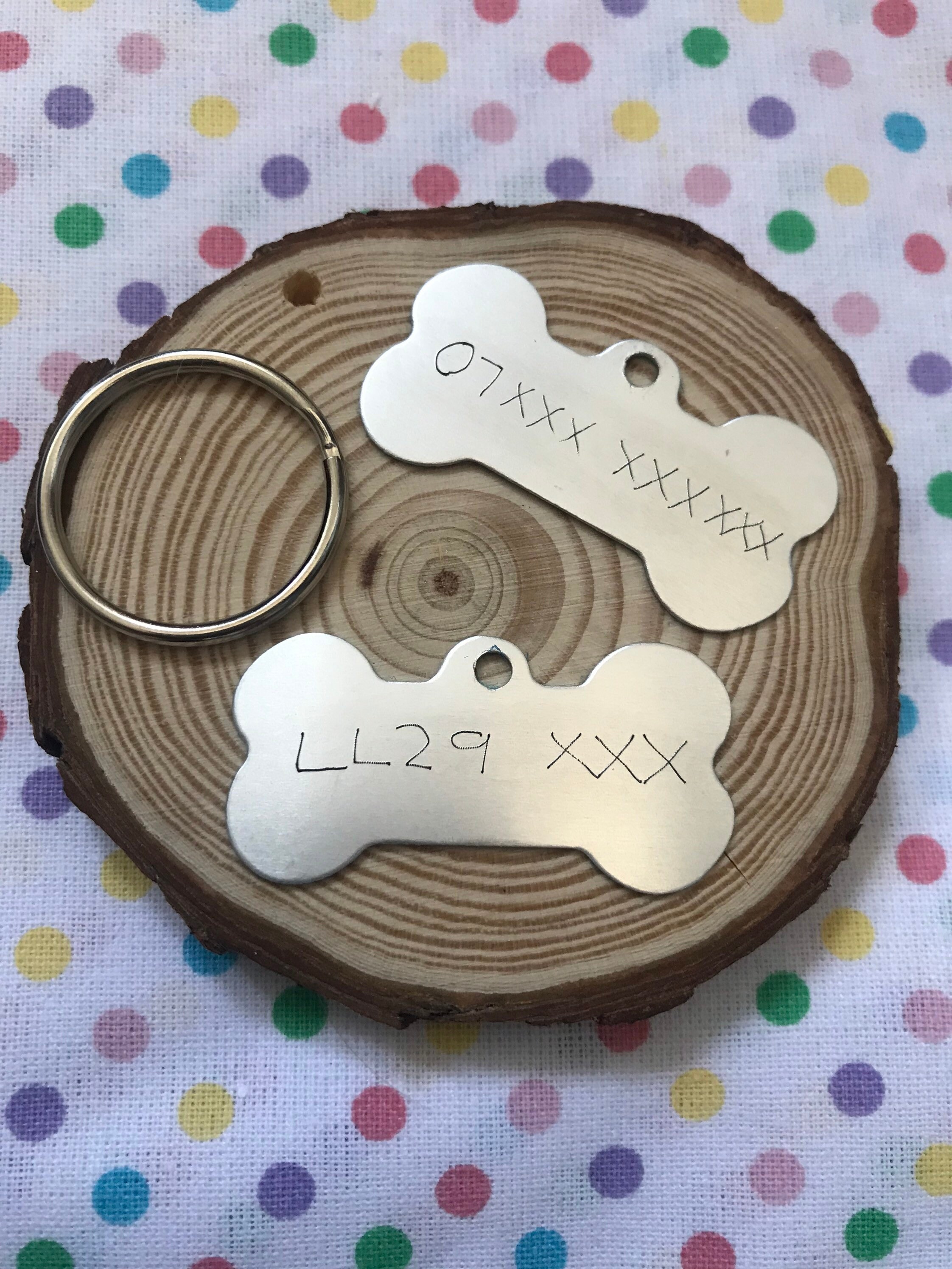 Handwritten Waterproof Dog Tag Etsy
