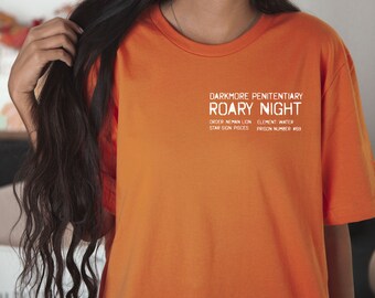 Roary Night Darkmore Penitentiary | Licensed Distressed Shirt | Ruthless Boys | Zodiac Academy | BookTok Shirt | Bookish Merch