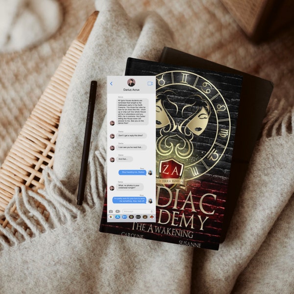 Darius Acrux & Tory Vega Text Bookmark | Roxy | Licensed Merch Bookmark | Character Bookmark | Gift For Book Lovers | Zodiac Academy