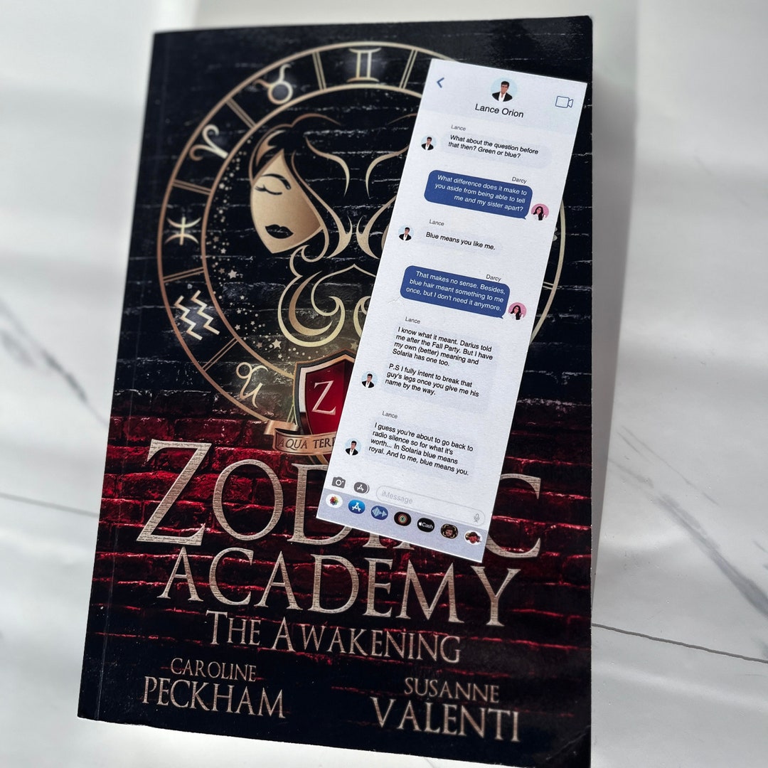 Lance Orion & Darcy Vega Text Bookmark Blue Means You Licensed Merch