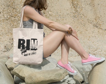 Ride It Messy, VTT Tote Bag, sac de voyage 100% coton naturel pour les amateurs de VTT