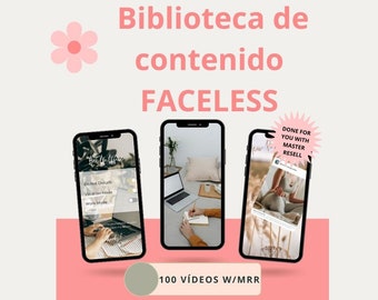 Faceless / Aesthetic Videos/Faceless Videos/ Major Resell Rights / MRR/DFY / Faceless Instagram / Story Templates /