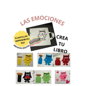 Exposição de Sentimentos, Livro de Emoções, Monstro de Emoções, Monstro de Cores, Conhecer Emoções, Aprender Emoções, Jogo de Emoções.