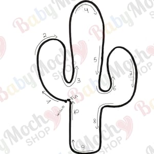 20 mönsterformer, Stickformer, Trådformer, Stickad snöre, PDF, Word-mallar, Stickat snöremönster, Snöre, Stickning bild 3