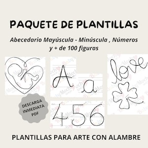 Plantillas de lettering - minúsculas