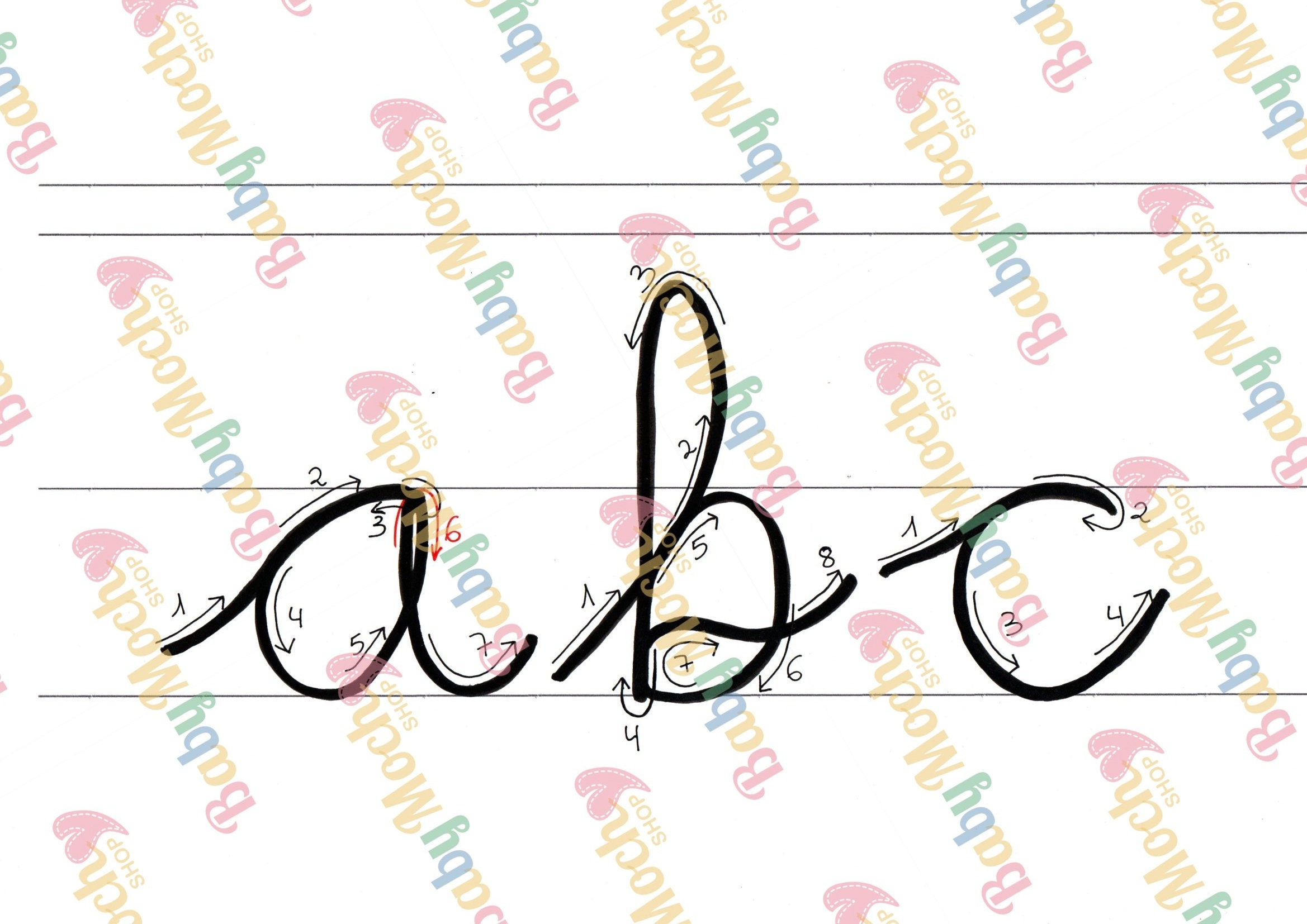 Printable Letter Templates for Knitted Wire, Uppercase and Lowercase ...