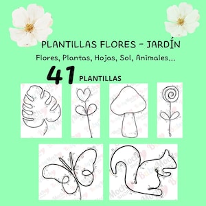 Plant Templates, Plant Patterns, Flower Templates, Flower Patterns, Crafts, I-Cord, Woven Cord, PDF Tutorial