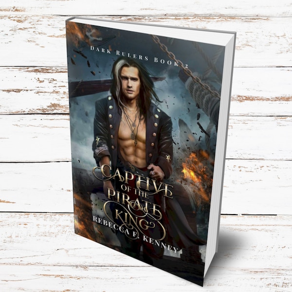 Signed hardcover "Captive of the Pirate King" by Rebecca F. Kenney