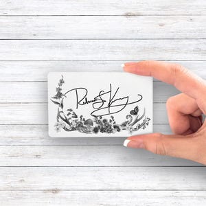 Clear Signed Bookplate (DESIGN MAY VARY)